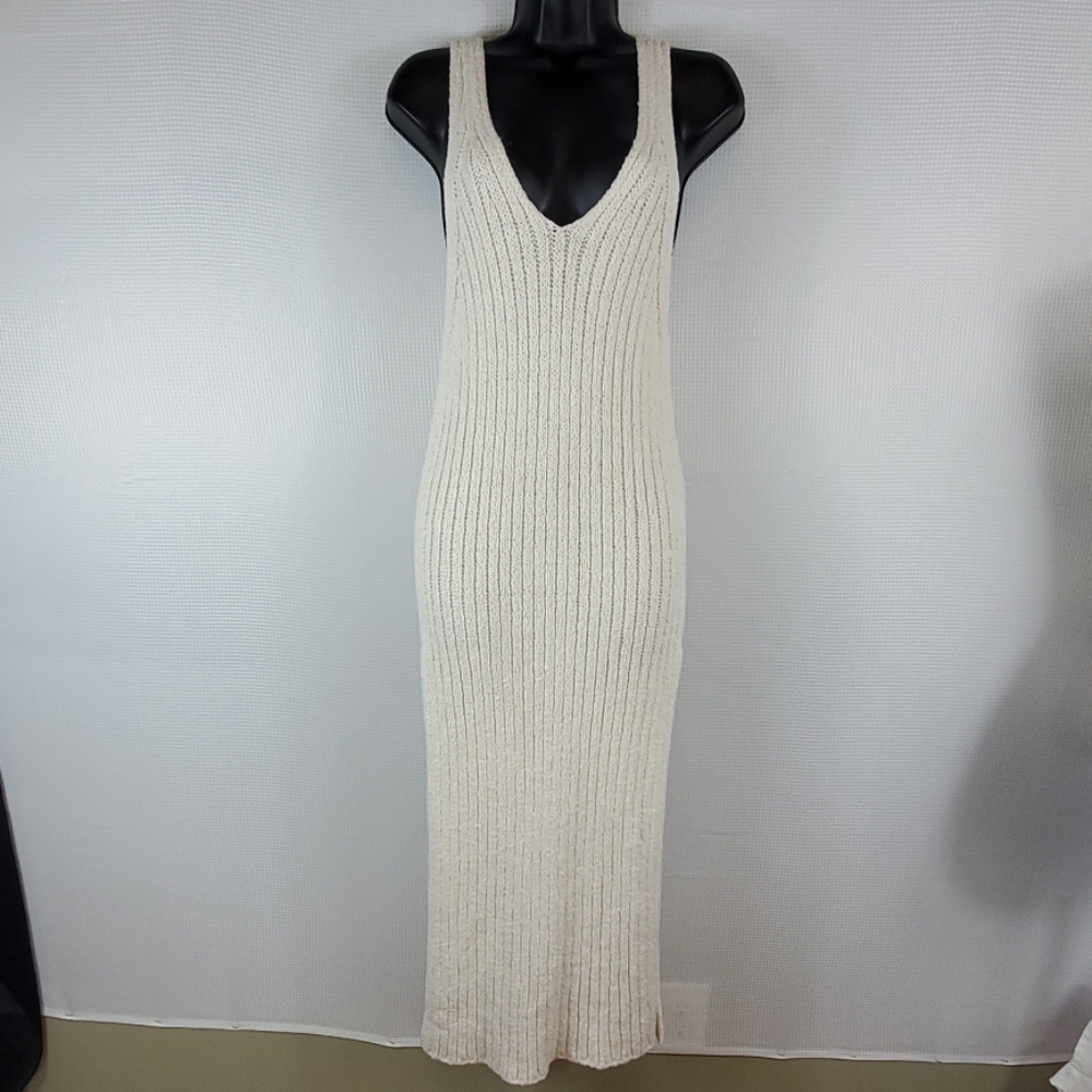 Free People Ivory Sweaterdress Size S